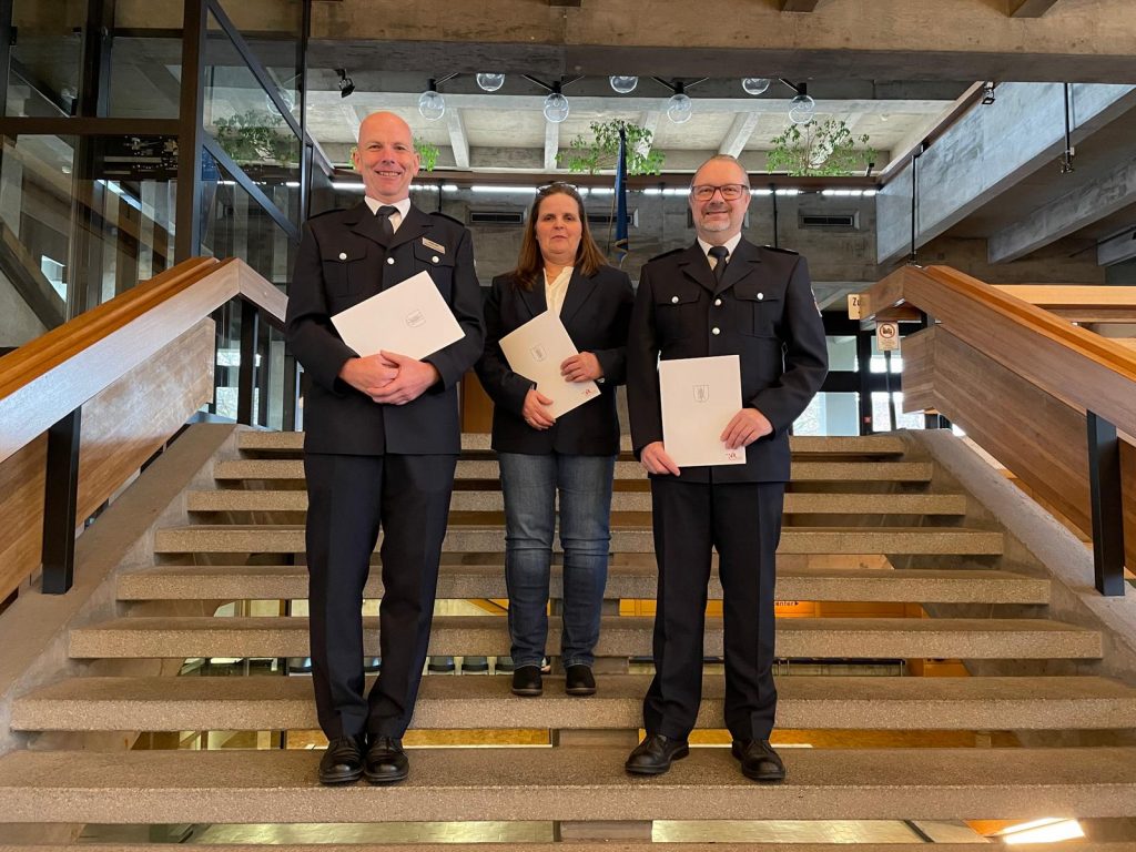 v. l. n. r.: Bernd Piro, Tanja Feldmann, Stephan Moritz